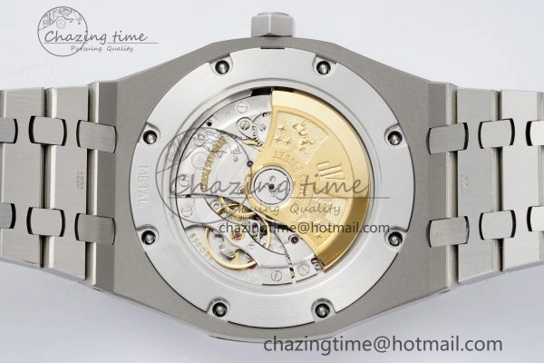 Cozy Royal Oak 41mm 15400 SS APSF 1:1 Best Edition White Textured Dial on SS Bracelet A3120 Super Clone V 4729