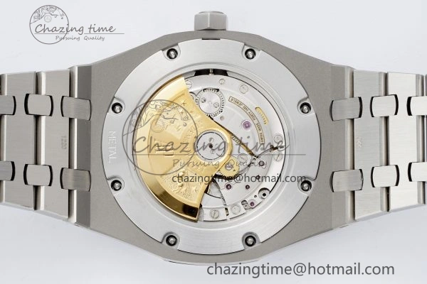 Cozy Royal Oak 41mm 15400 SS APSF 1:1 Best Edition White Textured Dial on SS Bracelet A3120 Super Clone V 4729