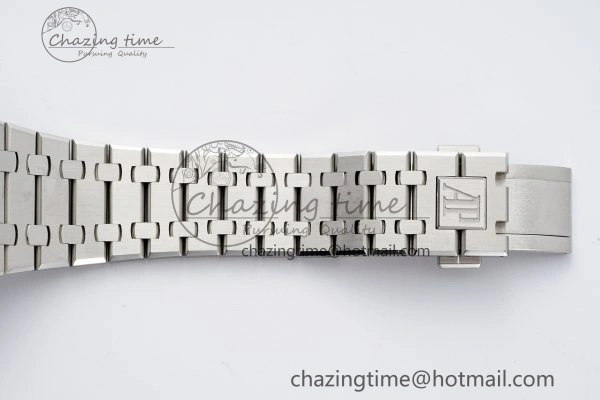 Cozy Royal Oak 41mm 15400 SS APSF 1:1 Best Edition White Textured Dial on SS Bracelet A3120 Super Clone V 4729