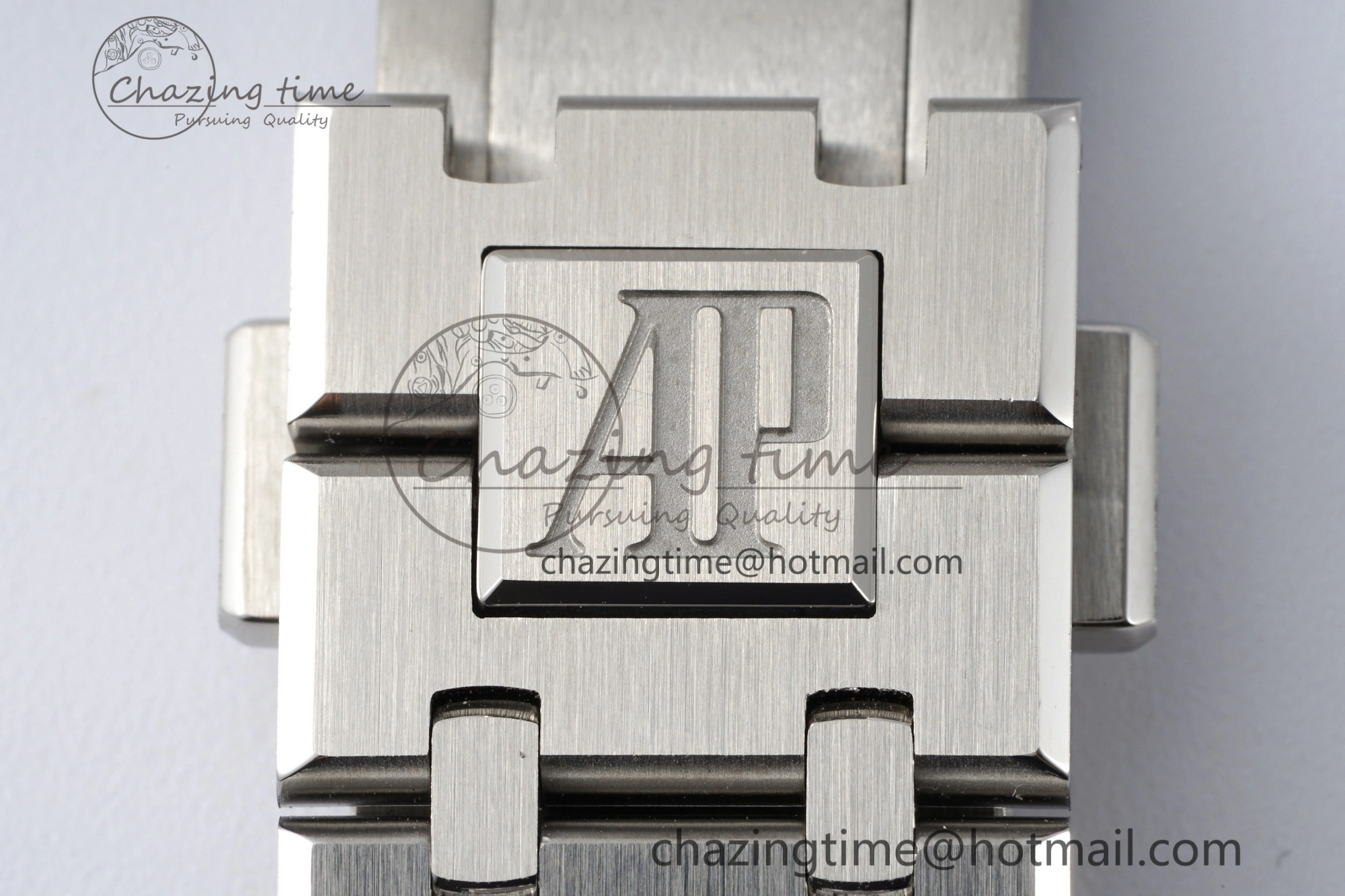 Cozy Royal Oak 41mm 15400 SS APSF 1:1 Best Edition White Textured Dial on SS Bracelet A3120 Super Clone V 4729