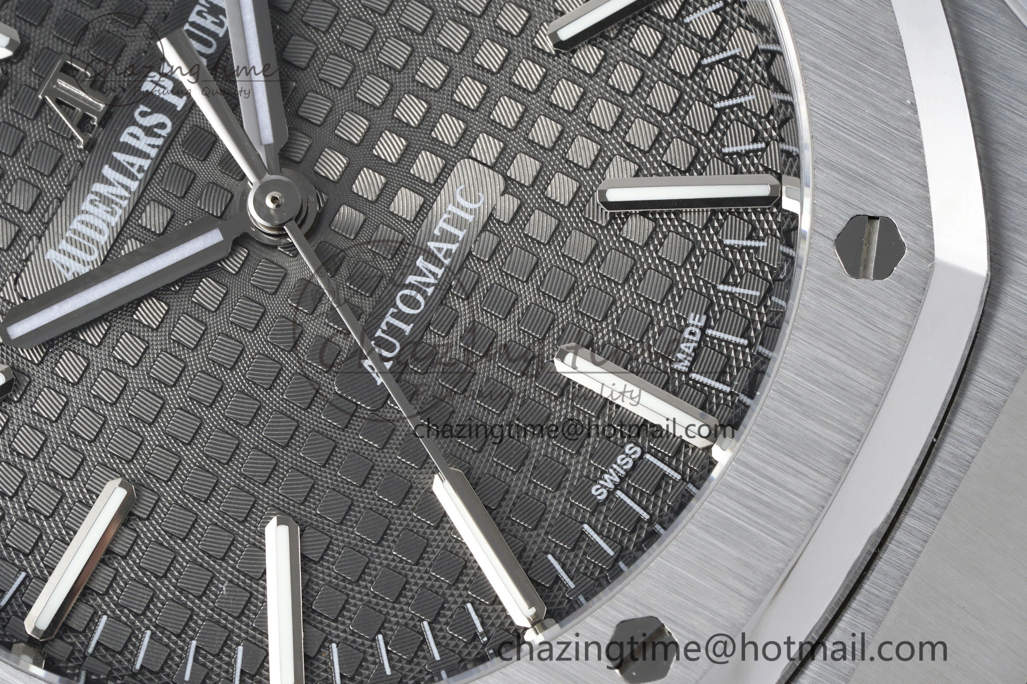 Royal Oak 41mm 15400 SS IPF 1:1 Best Edition Gray Textured Dial on SS Bracelet SA3120 Super Clone GoodFit 4666
