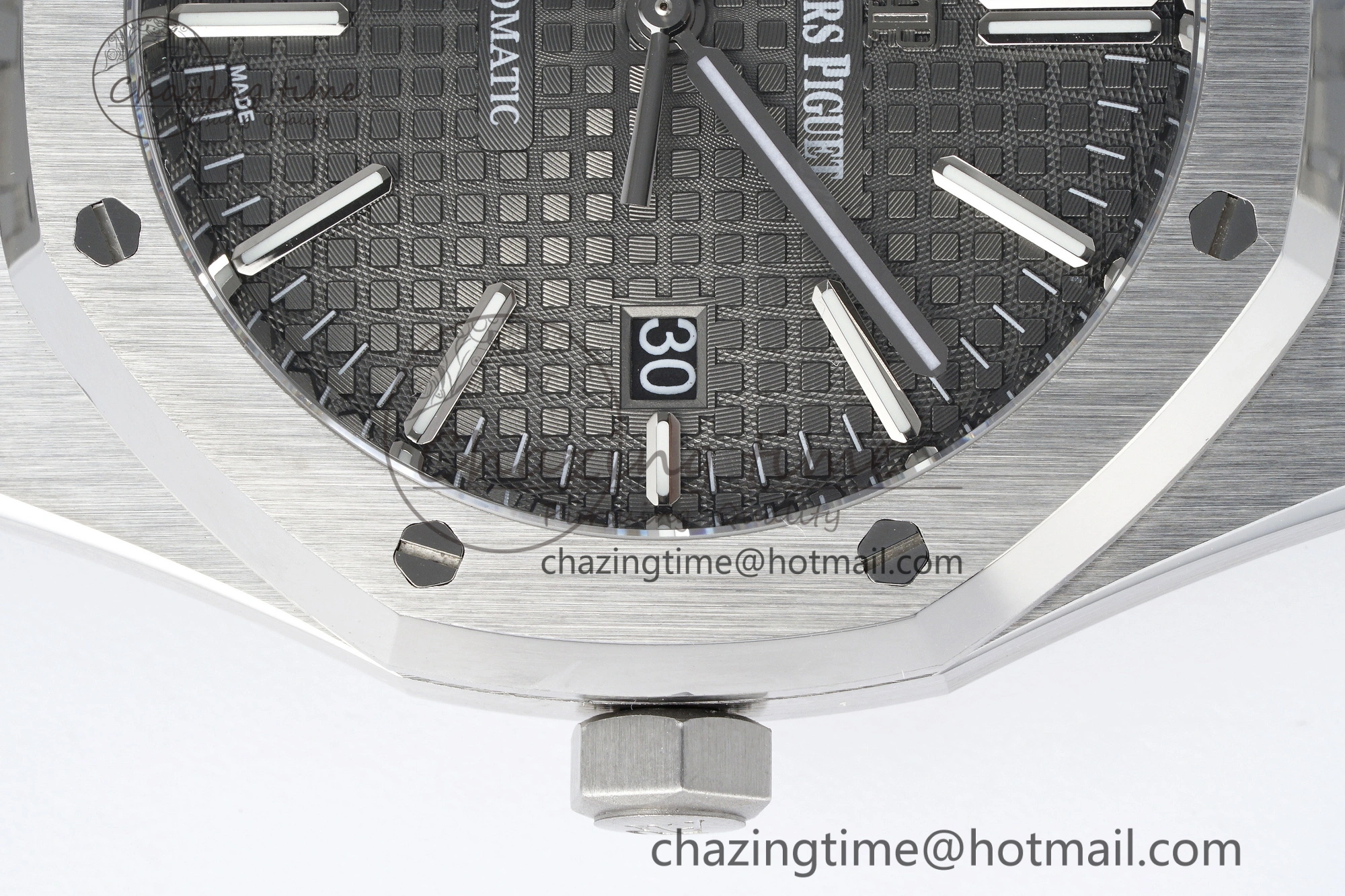 Royal Oak 41mm 15400 SS IPF 1:1 Best Edition Gray Textured Dial on SS Bracelet SA3120 Super Clone GoodFit 4666