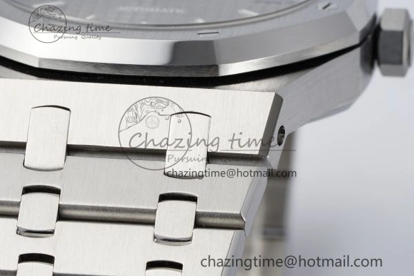 Royal Oak 41mm 15400 SS IPF 1:1 Best Edition Gray Textured Dial on SS Bracelet SA3120 Super Clone GoodFit 4666
