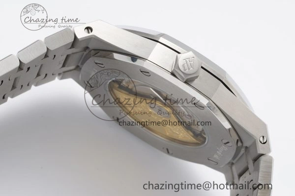 Royal Oak 41mm 15400 SS IPF 1:1 Best Edition Gray Textured Dial on SS Bracelet SA3120 Super Clone GoodFit 4666