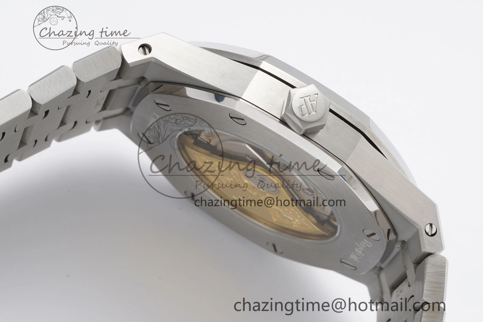 Royal Oak 41mm 15400 SS IPF 1:1 Best Edition Gray Textured Dial on SS Bracelet SA3120 Super Clone GoodFit 4666