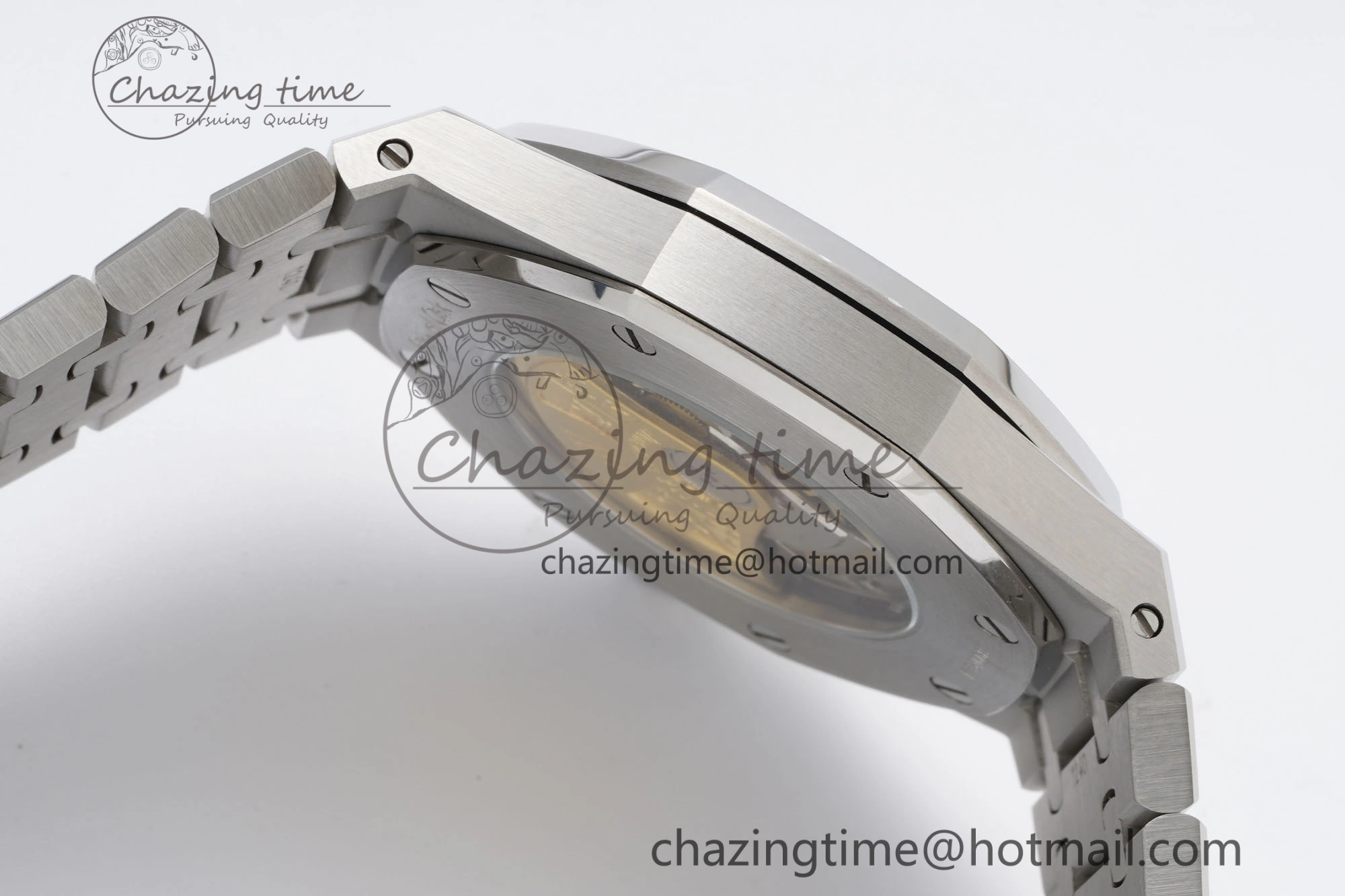 Royal Oak 41mm 15400 SS IPF 1:1 Best Edition Gray Textured Dial on SS Bracelet SA3120 Super Clone GoodFit 4666