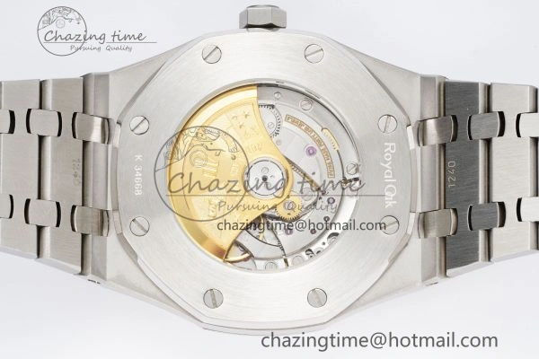 Royal Oak 41mm 15400 SS IPF 1:1 Best Edition Gray Textured Dial on SS Bracelet SA3120 Super Clone GoodFit 4666