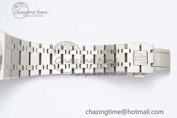 Royal Oak 41mm 15400 SS IPF 1:1 Best Edition Gray Textured Dial on SS Bracelet SA3120 Super Clone GoodFit 4666