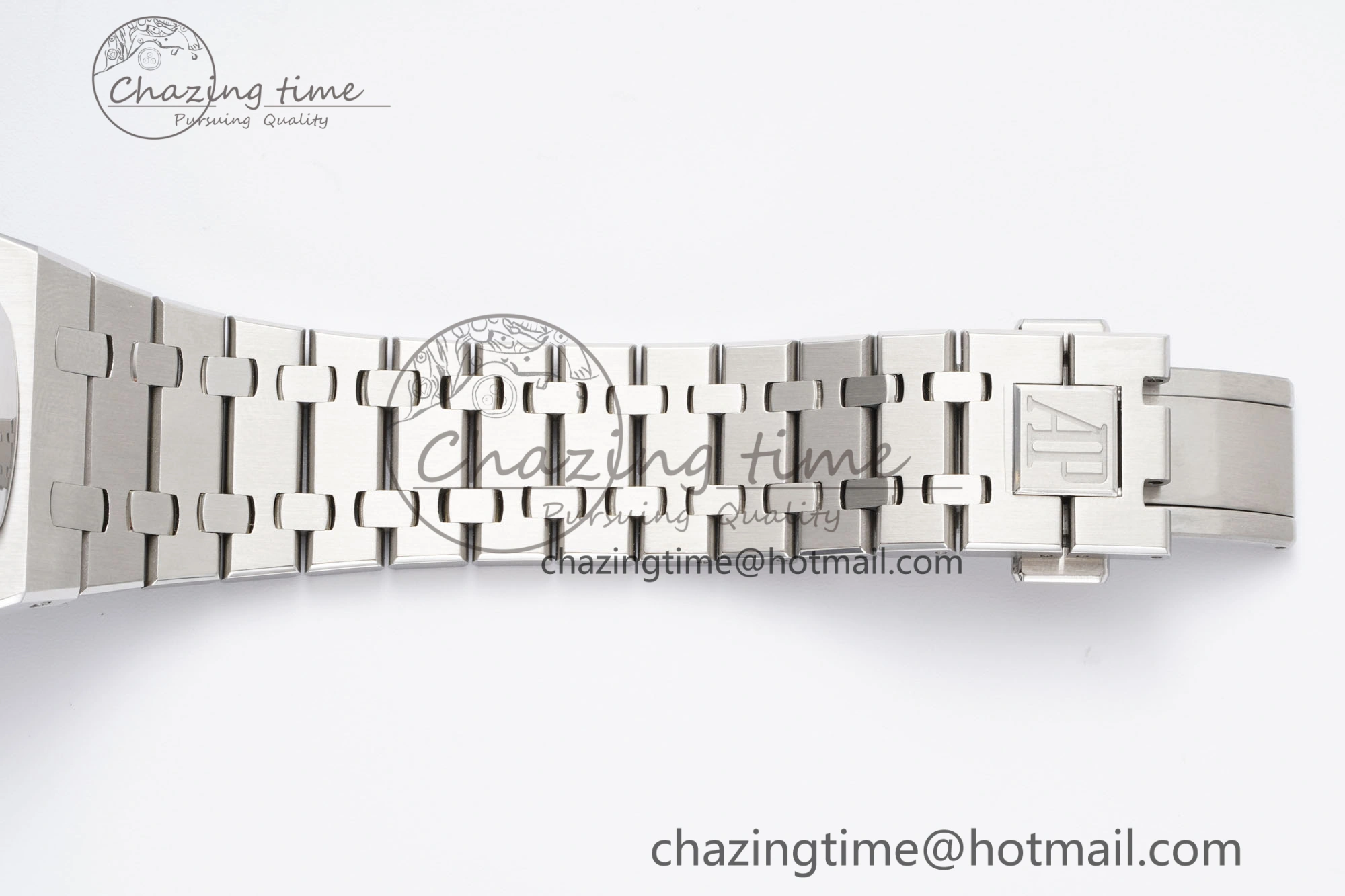 Royal Oak 41mm 15400 SS IPF 1:1 Best Edition Gray Textured Dial on SS Bracelet SA3120 Super Clone GoodFit 4666