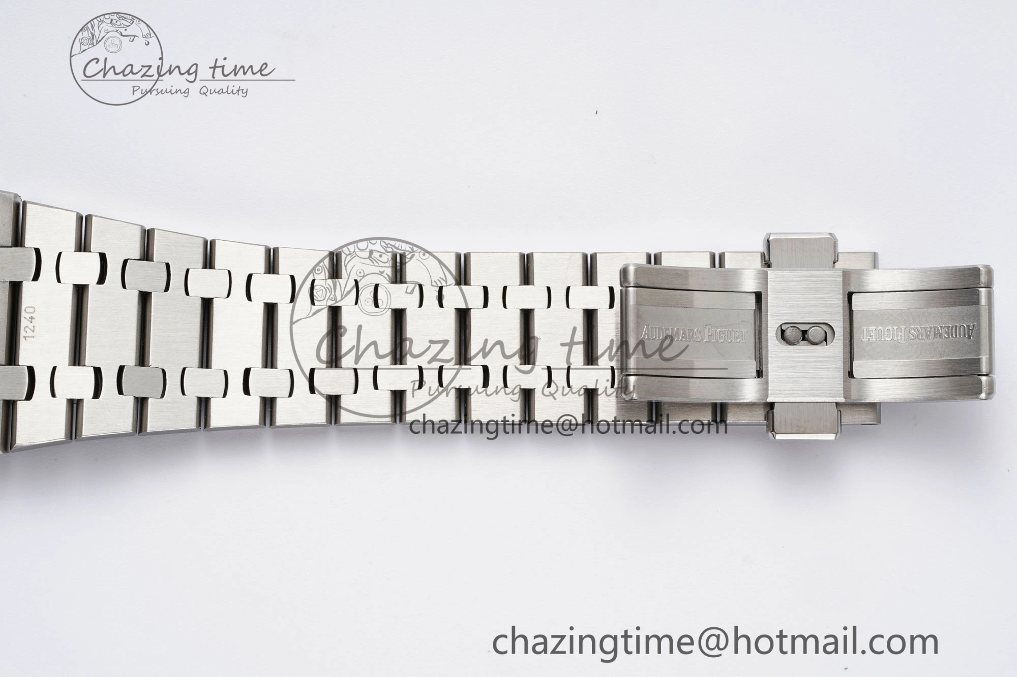 Royal Oak 41mm 15400 SS IPF 1:1 Best Edition Gray Textured Dial on SS Bracelet SA3120 Super Clone GoodFit 4666