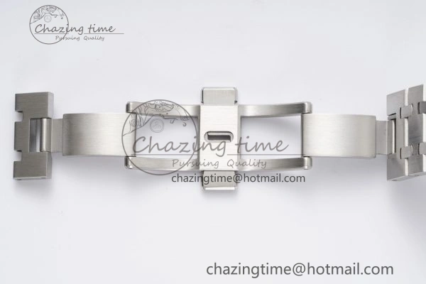 Royal Oak 41mm 15400 SS IPF 1:1 Best Edition Gray Textured Dial on SS Bracelet SA3120 Super Clone GoodFit 4666