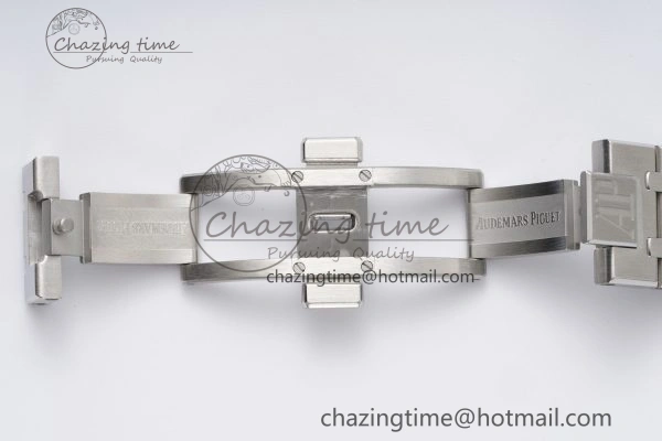 Royal Oak 41mm 15400 SS IPF 1:1 Best Edition Gray Textured Dial on SS Bracelet SA3120 Super Clone GoodFit 4666