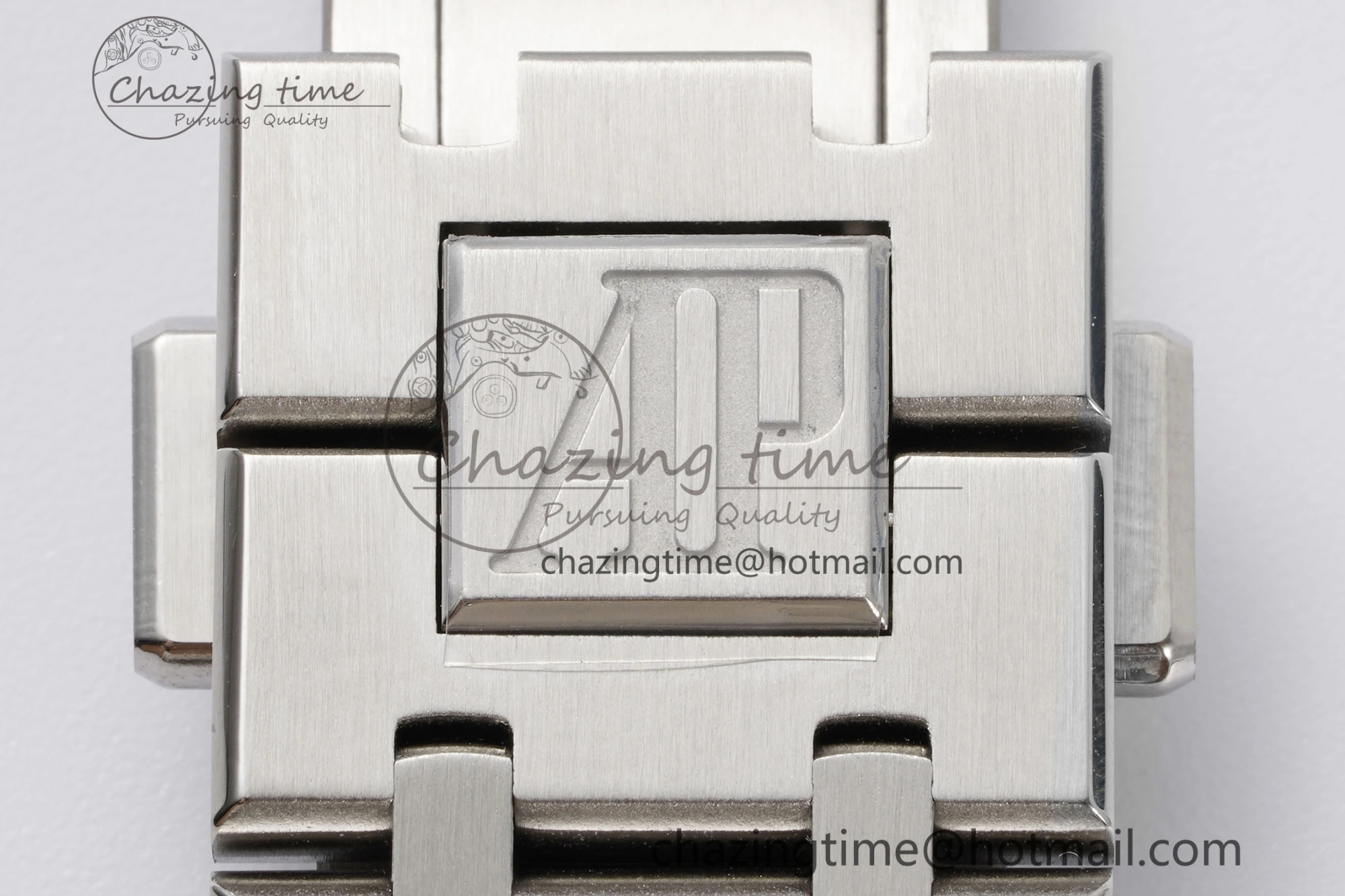 Royal Oak 41mm 15400 SS IPF 1:1 Best Edition Gray Textured Dial on SS Bracelet SA3120 Super Clone GoodFit 4666