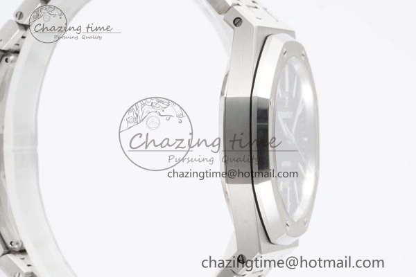 Royal Oak 41mm 15400 SS IPF 1:1 Best Edition Gray Textured Dial on SS Bracelet SA3120 Super Clone GoodFit 4666