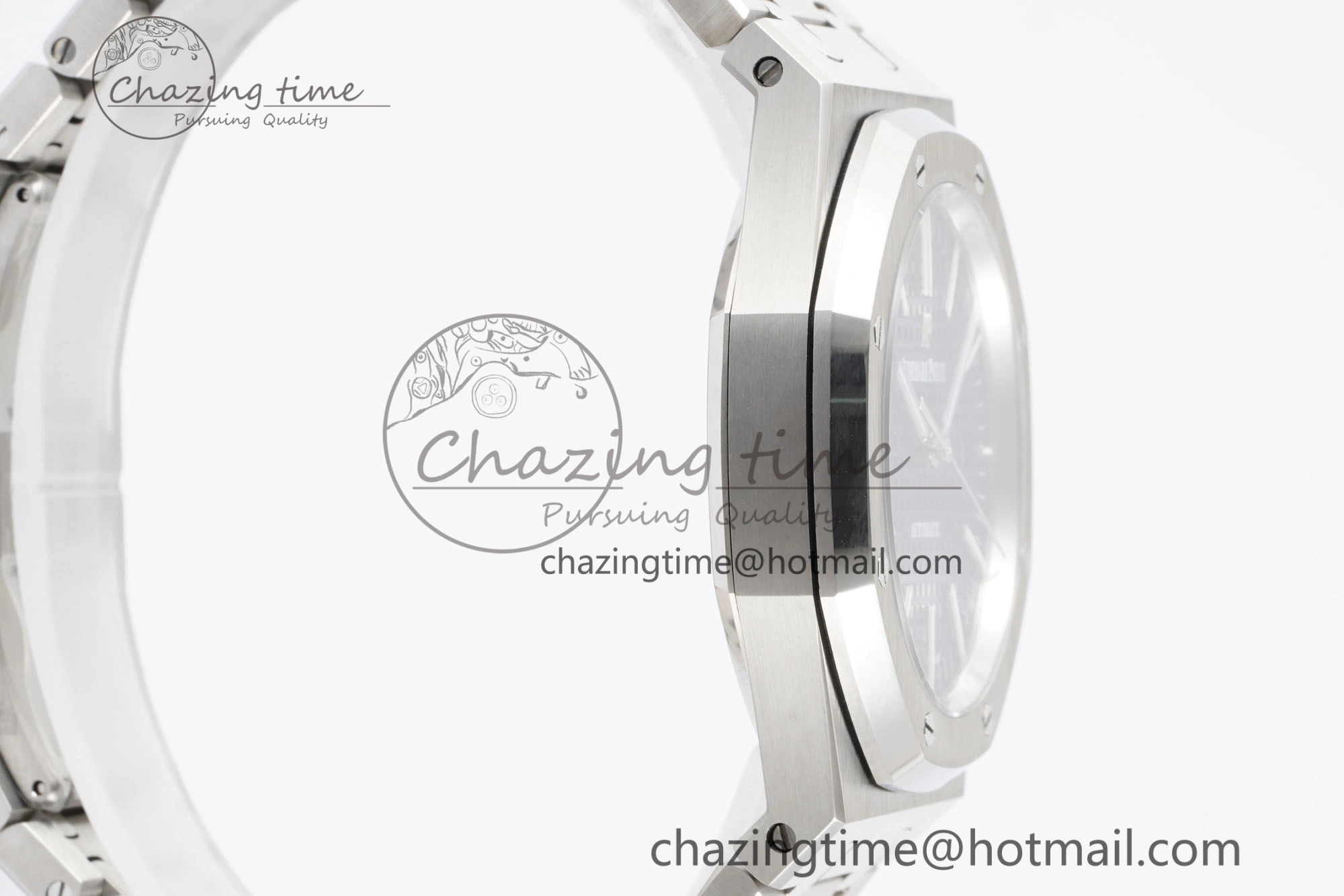 Royal Oak 41mm 15400 SS IPF 1:1 Best Edition Gray Textured Dial on SS Bracelet SA3120 Super Clone GoodFit 4666