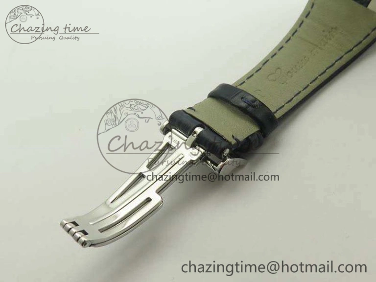 MultiPurpose Royal Oak 41mm 15400 SS JF 1:1 Best Edition Blue Textured Dial On Blue Leather Strap A3120 V 4966