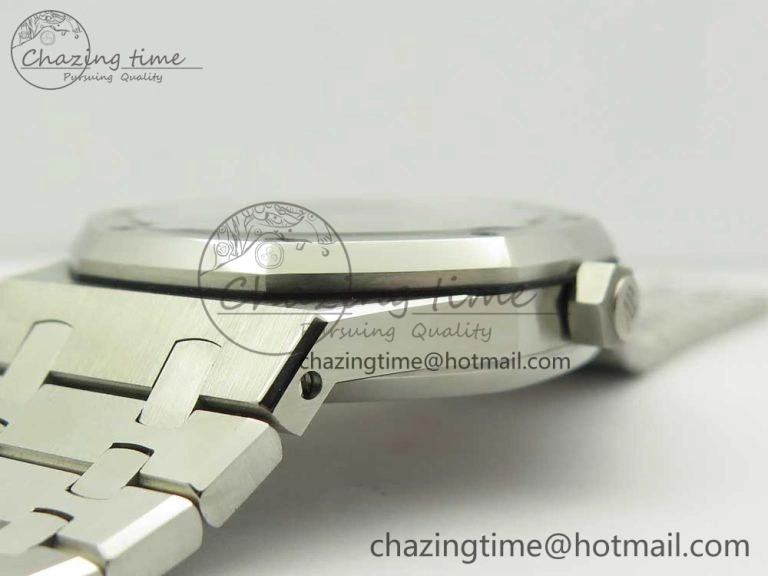 Royal Oak 41mm 15400 SS JF 1:1 Best Edition Blue Textured Dial on SS Bracelet A3120 V QuickDry 4889