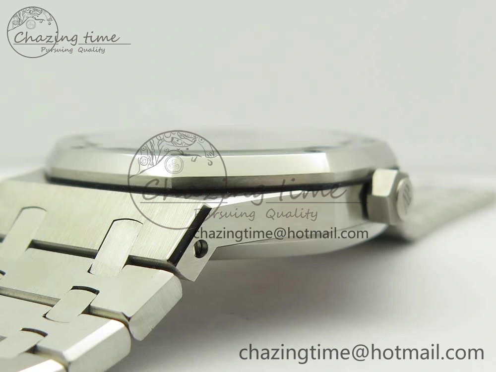 Royal Oak 41mm 15400 SS JF 1:1 Best Edition Blue Textured Dial on SS Bracelet A3120 V QuickDry 4889