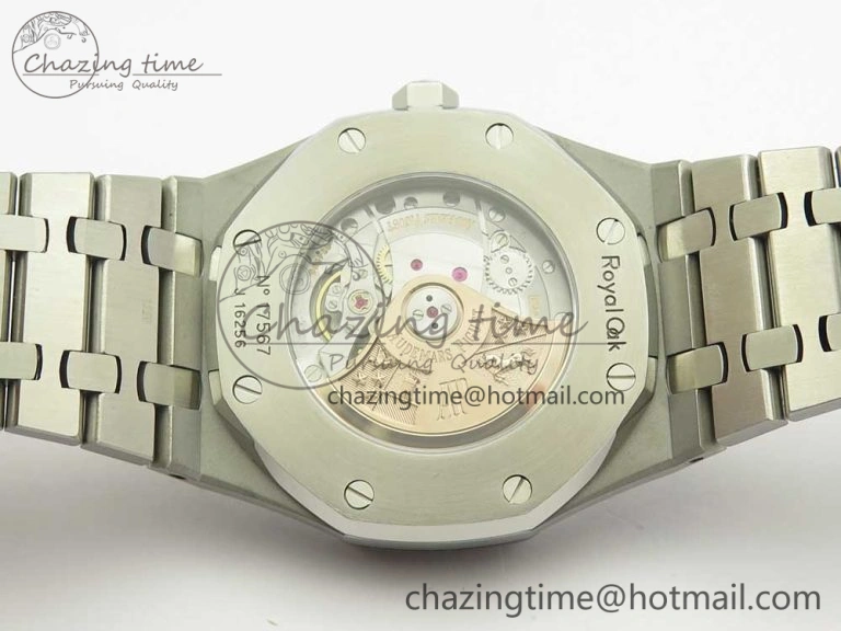 Royal Oak 41mm 15400 SS JF 1:1 Best Edition Gray Textured Dial on SS Bracelet A3120 V TravelReady 4881