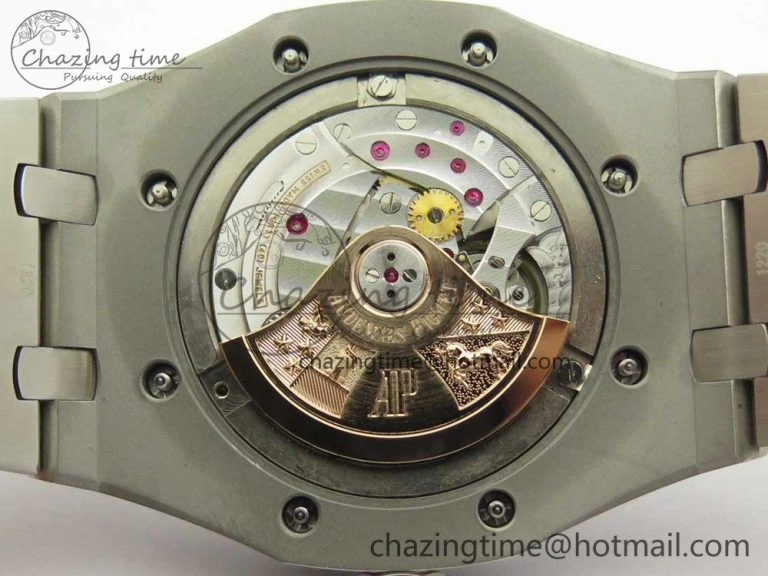 Royal Oak 41mm 15400 SS JF 1:1 Best Edition Gray Textured Dial on SS Bracelet A3120 V TravelReady 4881