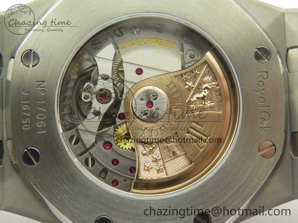 UrbanChic Royal Oak 41mm 15400 SS JF 1:1 Best Edition White Textured Dial on SS Bracelet A3120 V 4892