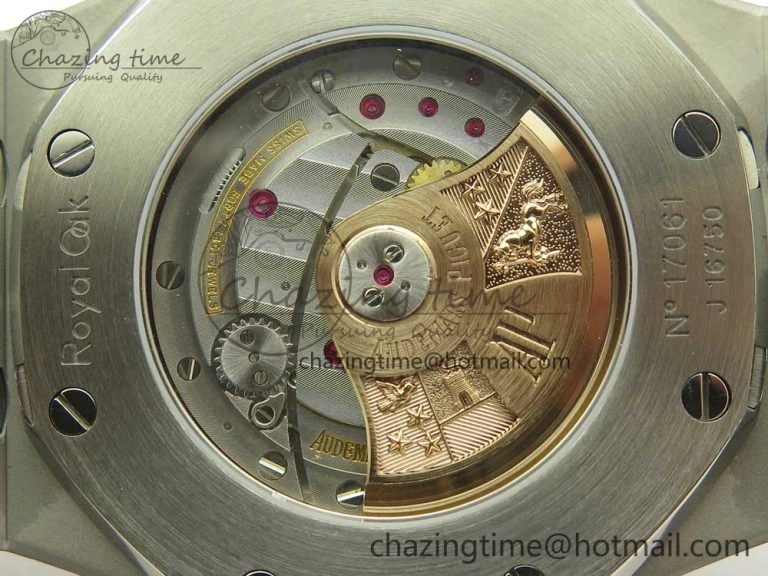 UrbanChic Royal Oak 41mm 15400 SS JF 1:1 Best Edition White Textured Dial on SS Bracelet A3120 V 4892