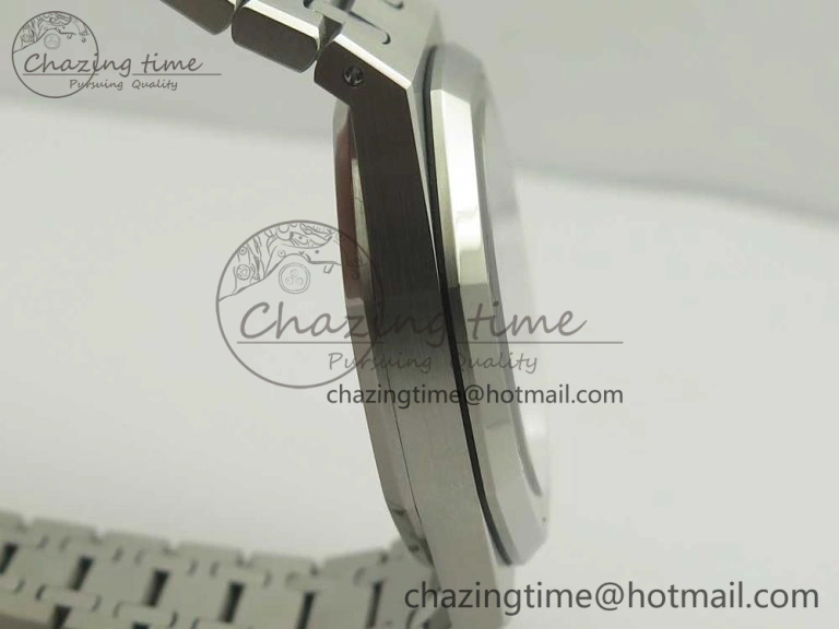 Royal Oak 41mm 15400 SS OMF 1:1 Best Edition Black Dial on SS Bracelet A FreshLook 4904