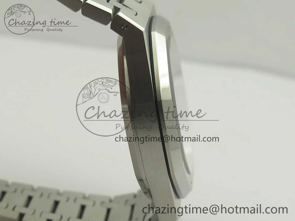 Royal Oak 41mm 15400 SS OMF 1:1 Best Edition Black Dial on SS Bracelet A FreshLook 4904