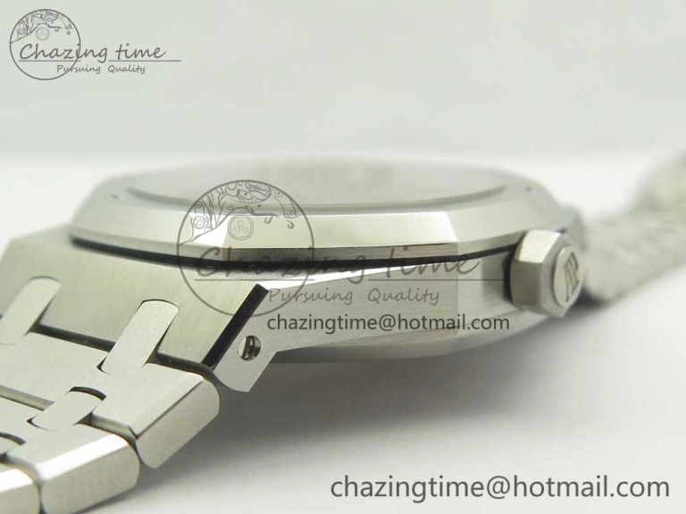 Royal Oak 41mm 15400 SS OMF 1:1 Best Edition Black Dial on SS Bracelet A FreshLook 4904