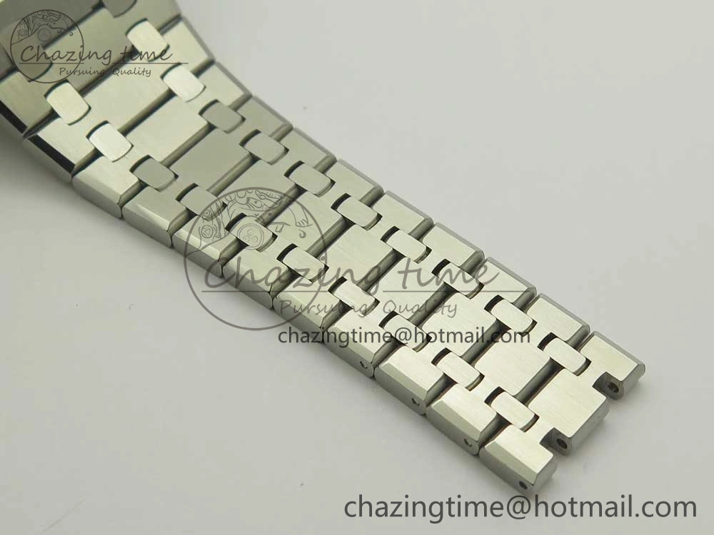 Royal Oak 41mm 15400 SS OMF 1:1 Best Edition Black Dial on SS Bracelet A FreshLook 4904
