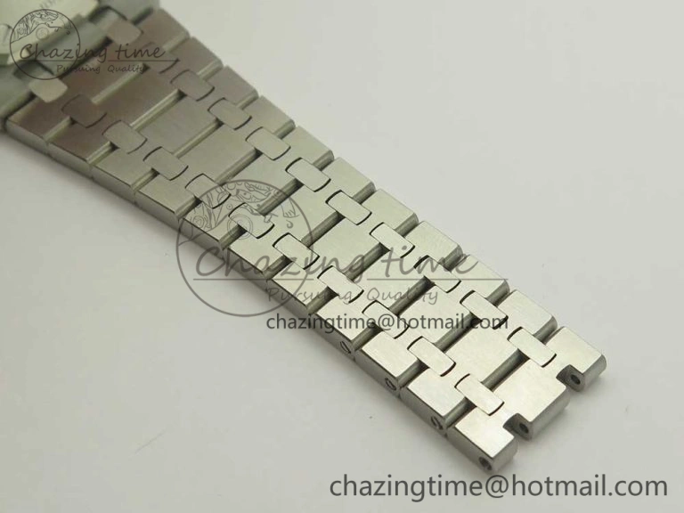 Royal Oak 41mm 15400 SS OMF 1:1 Best Edition Black Dial on SS Bracelet A FreshLook 4904