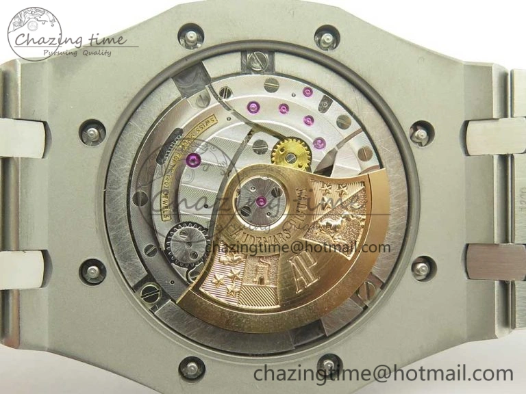 Premium Royal Oak 41mm 15400 SS OMF 1:1 Best Edition Gray Dial on SS Bracelet A 4905