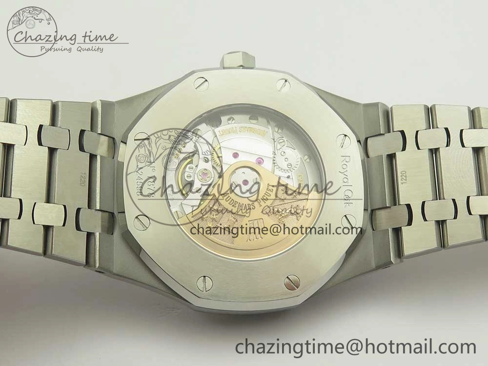 Premium Royal Oak 41mm 15400 SS OMF 1:1 Best Edition Gray Dial on SS Bracelet A 4905