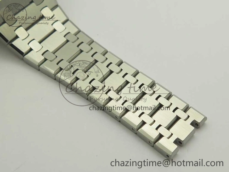 Premium Royal Oak 41mm 15400 SS OMF 1:1 Best Edition Gray Dial on SS Bracelet A 4905