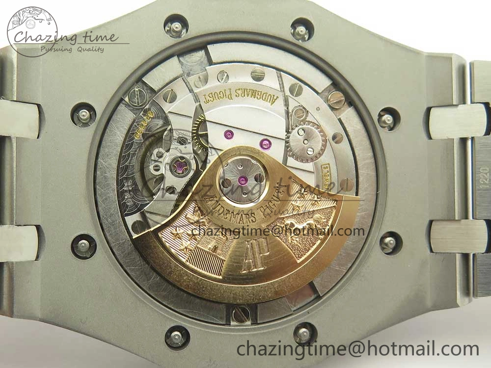 Timeless Royal Oak 41mm 15400 SS OMF 1:1 Best Edition White Dial on SS Bracelet A 4906