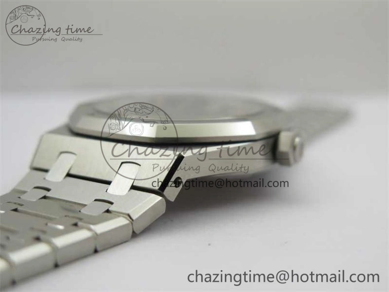 Sophisticated Royal Oak 41mm 15400 SS RSF 1:1 Best Edition Black Textured Dial on SS Bracelet A3120 Super Clone 4792