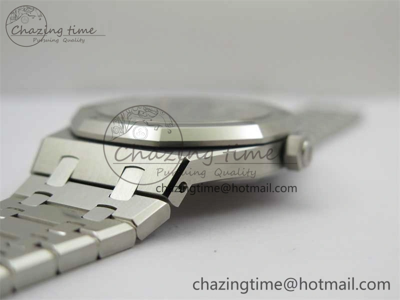 Sophisticated Royal Oak 41mm 15400 SS RSF 1:1 Best Edition Black Textured Dial on SS Bracelet A3120 Super Clone 4792