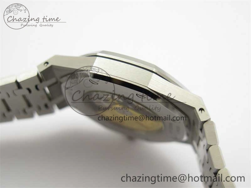 Sophisticated Royal Oak 41mm 15400 SS RSF 1:1 Best Edition Black Textured Dial on SS Bracelet A3120 Super Clone 4792