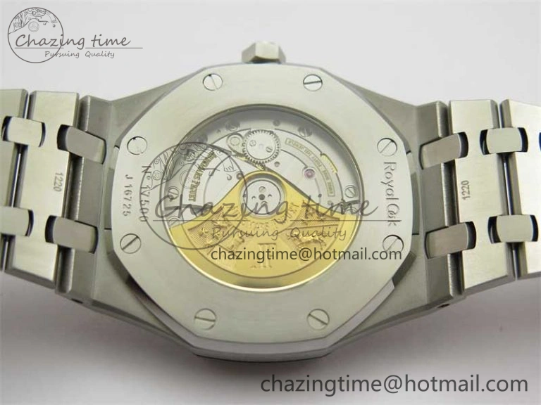 Sophisticated Royal Oak 41mm 15400 SS RSF 1:1 Best Edition Black Textured Dial on SS Bracelet A3120 Super Clone 4792