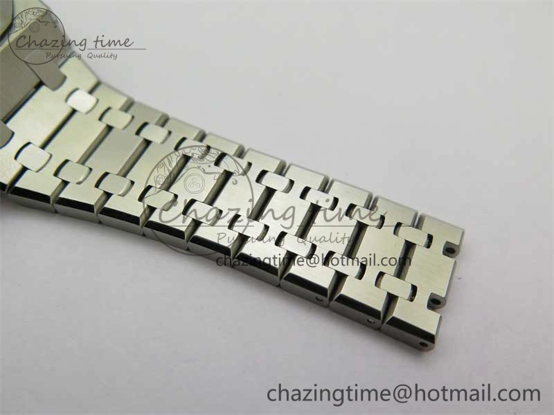 Sophisticated Royal Oak 41mm 15400 SS RSF 1:1 Best Edition Black Textured Dial on SS Bracelet A3120 Super Clone 4792