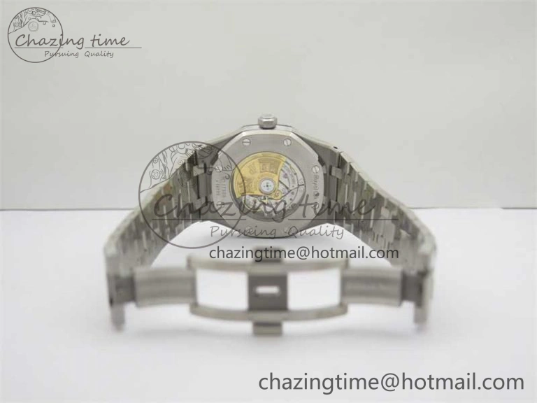 Sophisticated Royal Oak 41mm 15400 SS RSF 1:1 Best Edition Black Textured Dial on SS Bracelet A3120 Super Clone 4792