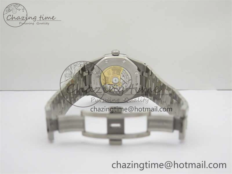 Sophisticated Royal Oak 41mm 15400 SS RSF 1:1 Best Edition Black Textured Dial on SS Bracelet A3120 Super Clone 4792