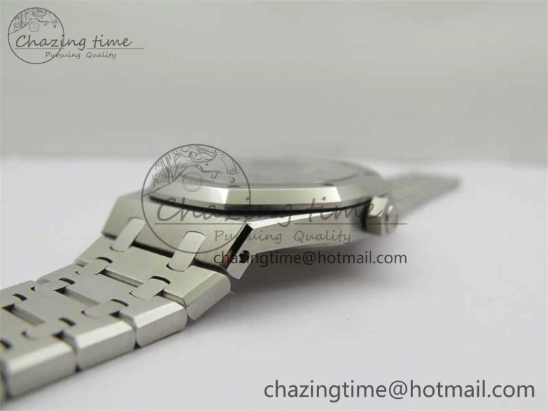 Royal Oak 41mm 15400 SS RSF 1:1 Best Edition Blue Textured Dial on SS Bracelet A3120 Super Clone FreshLook 4790