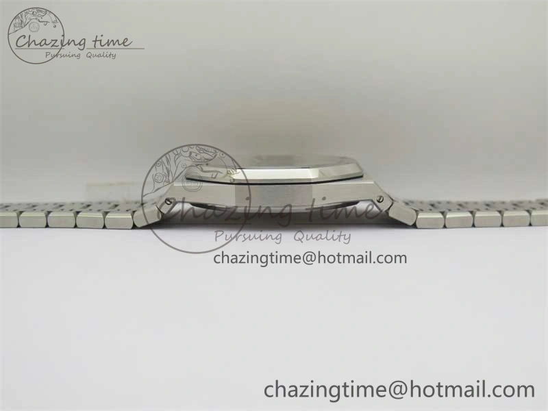 Sustainable Royal Oak 41mm 15400 SS RSF 1:1 Best Edition Gray Textured Dial on SS Bracelet A3120 Super Clone 4795
