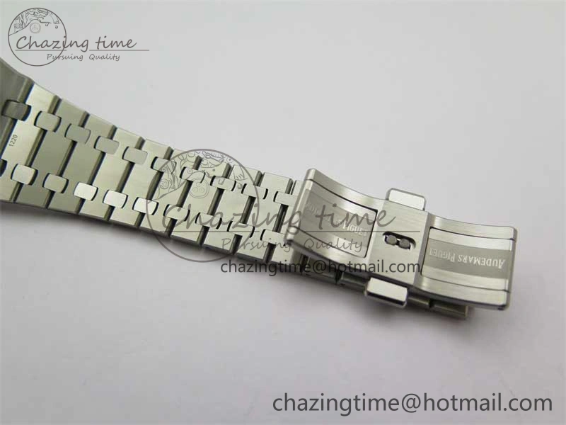 Sustainable Royal Oak 41mm 15400 SS RSF 1:1 Best Edition Gray Textured Dial on SS Bracelet A3120 Super Clone 4795