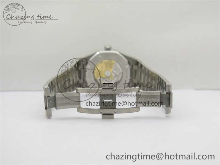 Sustainable Royal Oak 41mm 15400 SS RSF 1:1 Best Edition Gray Textured Dial on SS Bracelet A3120 Super Clone 4795