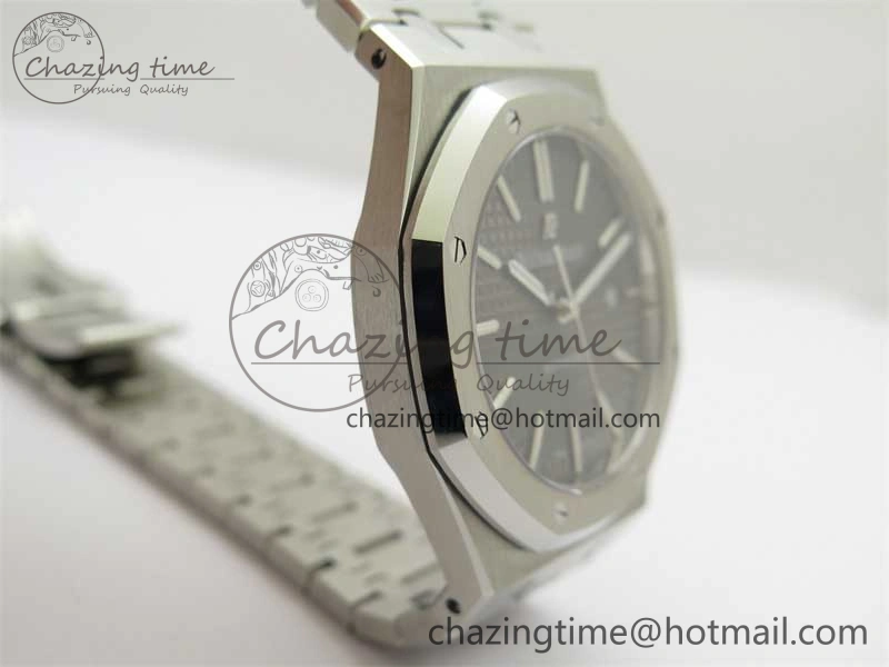 Sustainable Royal Oak 41mm 15400 SS RSF 1:1 Best Edition Gray Textured Dial on SS Bracelet A3120 Super Clone 4795