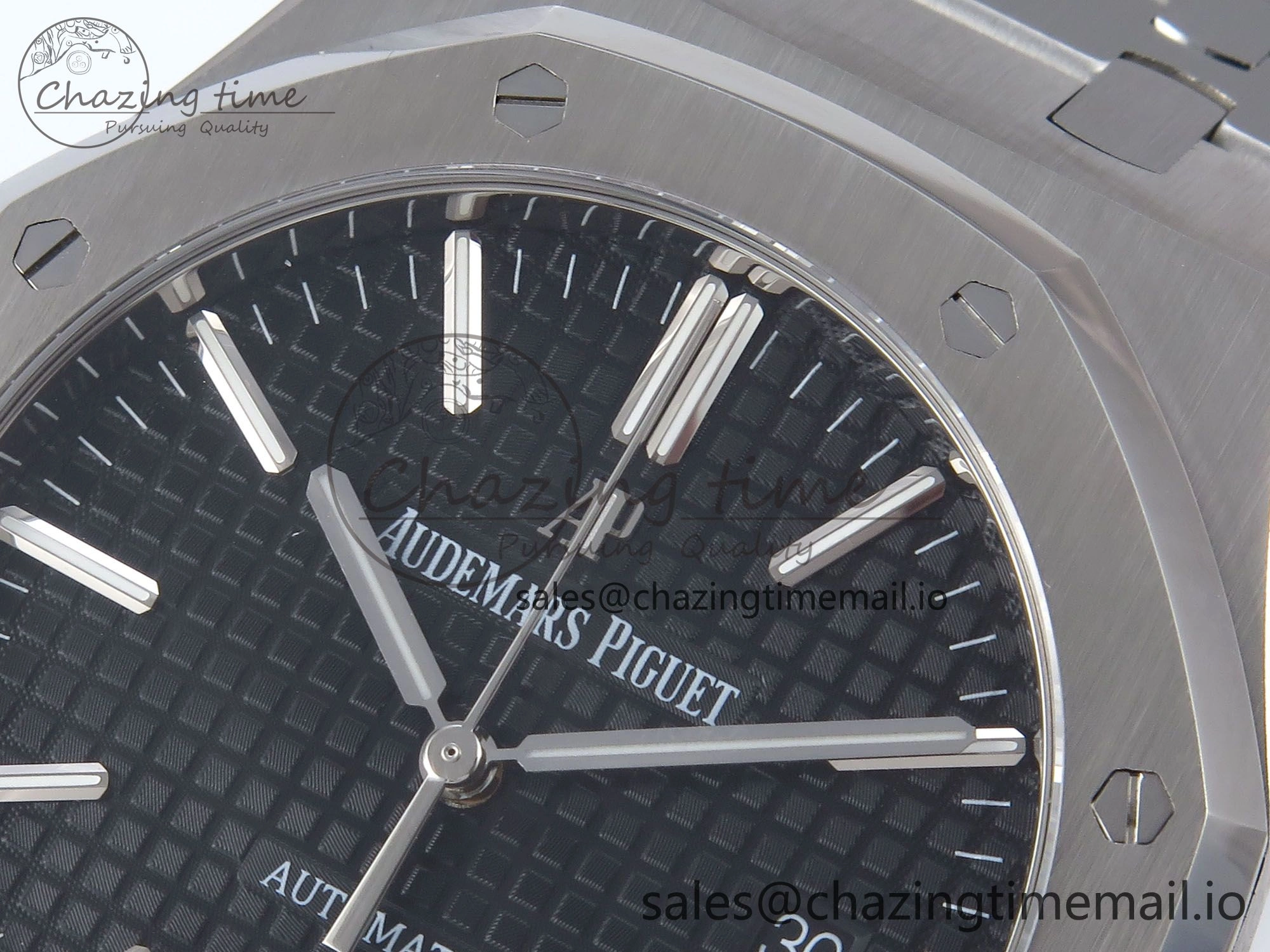 Royal Oak 41mm 15400 SS TKF 1:1 Best Edition Black Dial on SS Bracelet SA4302 Super Clone UrbanStyle 4304