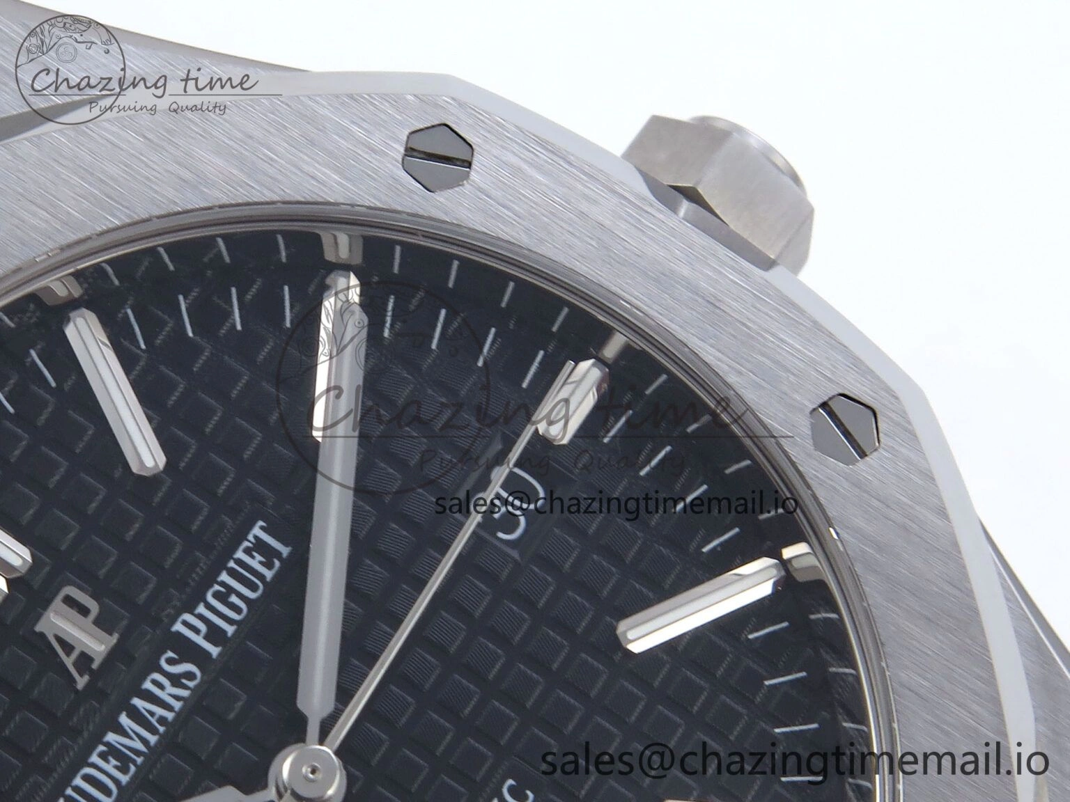 Royal Oak 41mm 15400 SS TKF 1:1 Best Edition Black Dial on SS Bracelet SA4302 Super Clone UrbanStyle 4304