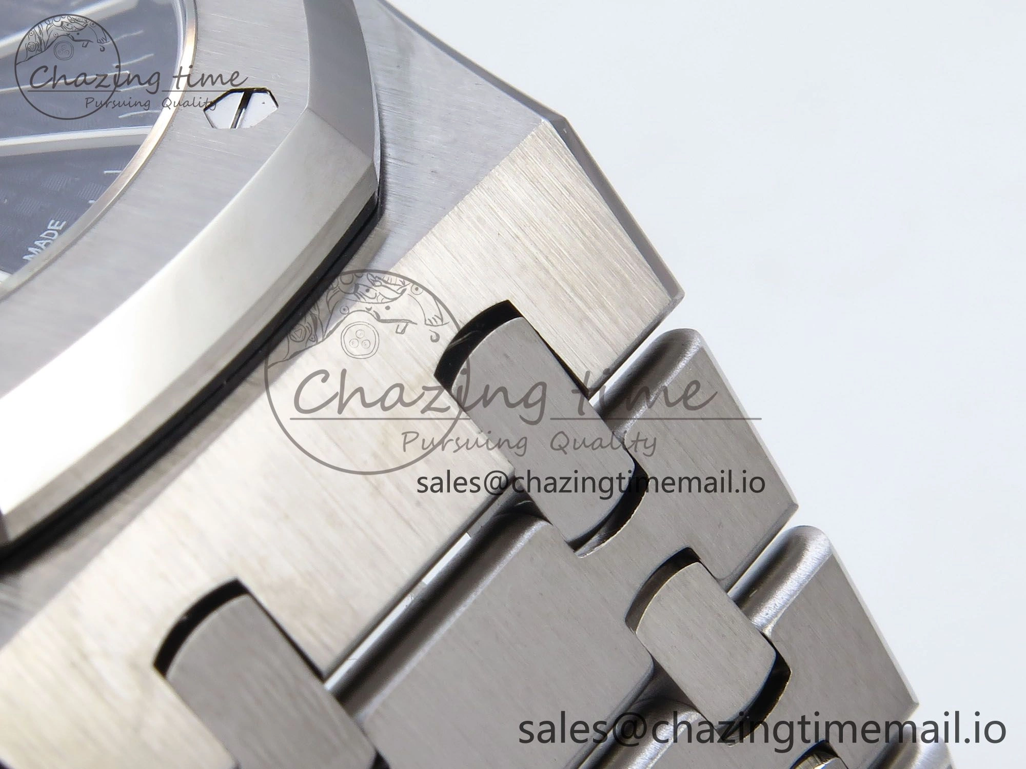 Royal Oak 41mm 15400 SS TKF 1:1 Best Edition Black Dial on SS Bracelet SA4302 Super Clone UrbanStyle 4304